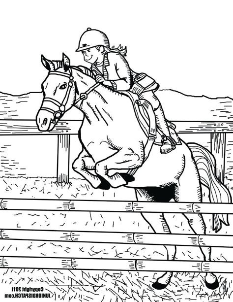 Coloriage Cheval Qui Saute Coloriage Cheval Saut D Obstacle Coloriage