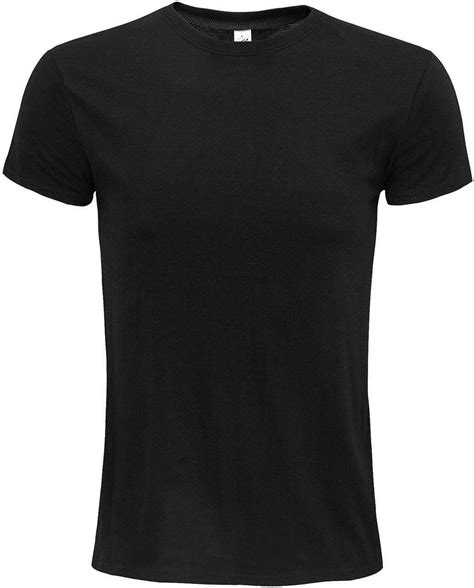 Tee Shirt Personnalisable Coton Organique Bio Jersey 140 NOIR PROFOND