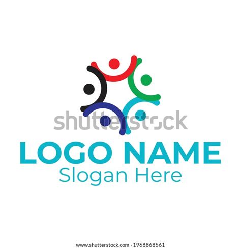 Team Logo Design Vector Template Stock Vector (Royalty Free) 1968868561 ...