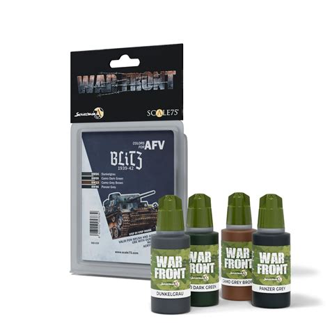 scale  sse  warfront colors  afv blitz   paint set