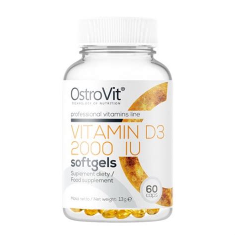 Купити OstroVit Vitamin D 2000 60 caps, 158656290, Proteininlviv