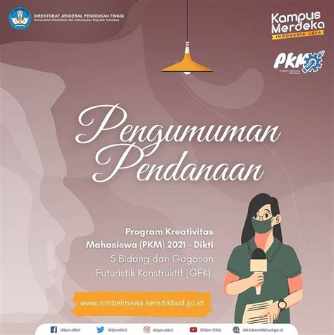 Pengumuman Pendanaan Pkm 2021 Dikti