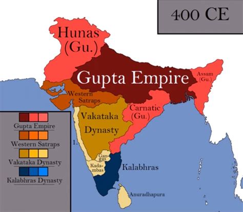 26 Map Of Gupta Empire - Online Map Around The World