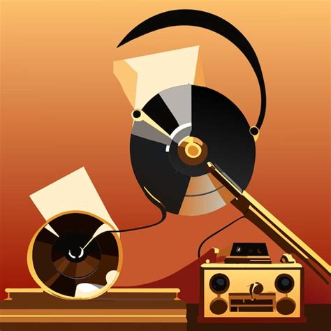 Phonographs Or Records Vector Illustration Premium Ai Generated Vector