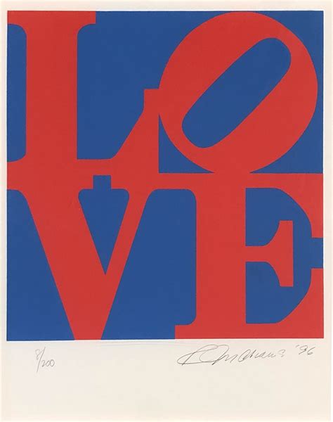 Book Of Love One Print By Robert Indiana On Artnet Auctions