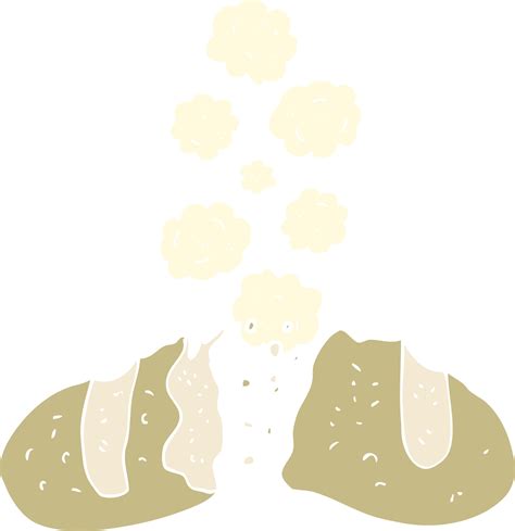 flat color illustration of loaf of bread 11860320 Vector Art at Vecteezy