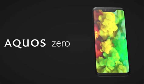 Sharp veröffentlicht mit dem Aquos Zero sein erstes OLED Smartphone