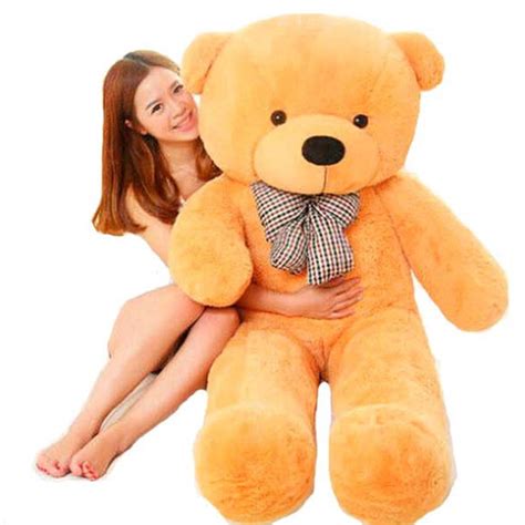 Bicho De Pelúcia Gigante - Urso caramelo bege bicho de pelúcia gigante 140cm grande em Promoção na ...