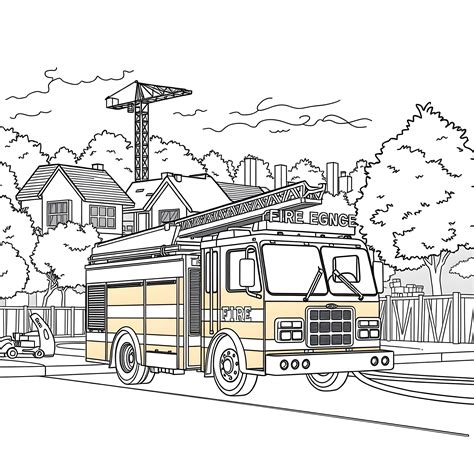 Best Fire Engine Coloring Pages (Free Printable PDF)