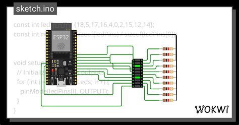 Esp Led Bar Graph Wokwi Esp Stm Arduino Simulator