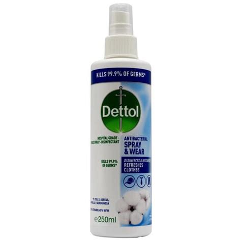 Dettol Spray And Wear Fabric Sanitiser Fresh 250ml