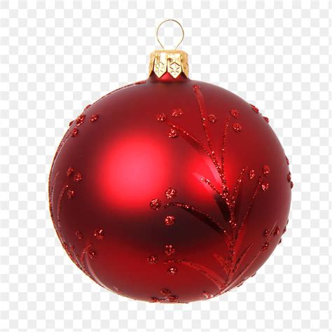 Red Christmas Bauble Png Sticker Free Png Rawpixel