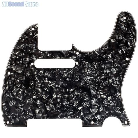 3 Ply Black Pearloid Pickguard For Usa Mim Standard Fender Reverb