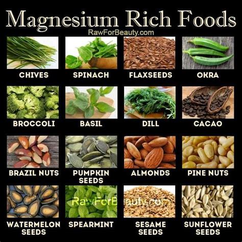 Magnesium Natural Sources Magnesium Rich Foods Magnesium Benefits