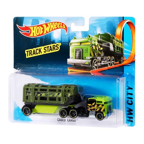 Hot Wheels Track Stars Caminh O Caged Cargo Bfm Mattel Submarino