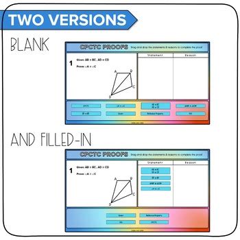 CPCTC Proofs Digital Activity by Rise and Sine | TPT