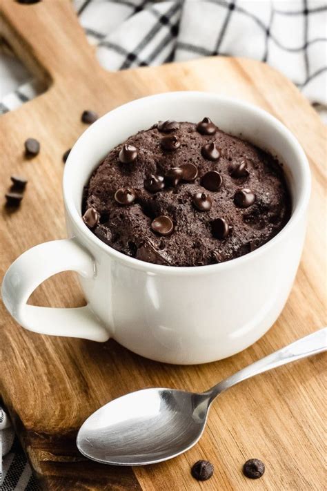 Keto Chocolate Mug Cake 2 Minute Recipe Green And Keto