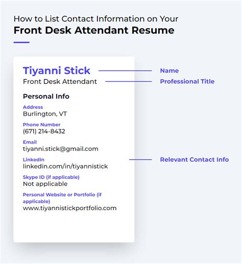 Front Desk Attendant Resume Examples and Templates