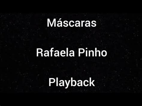 Sem bateria Playback Máscaras Rafaela Pinho letra YouTube