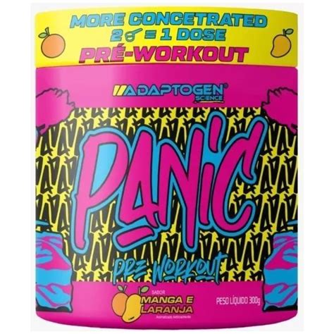 Panic Pre Workout G Adaptogen Science Araki Suplementos Atacado