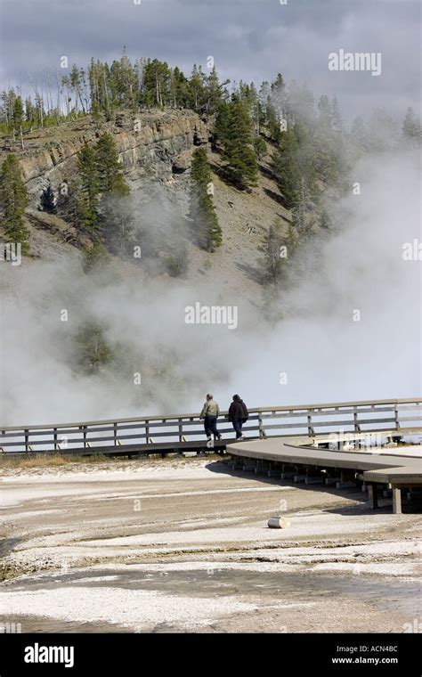 Yellowstone National Park Geyser Stock Photo - Alamy