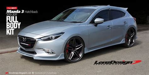 Mazda Bm Axela Lenzdesign Bodykit Spoilers