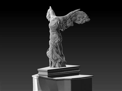 Nike Of Samothrace Winged Victory 3D Model 3D Printable CGTrader