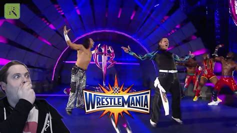 The Hardy Boyz Return Live Reaction Wrestlemania 33 Youtube