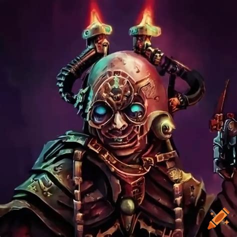 Tech Priest From Warhammer 40k Universe On Craiyon