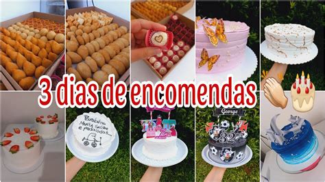 3 DIAS DE ENCOMENDAS CONFEITARIA Em Casa Confeitaria Ifood