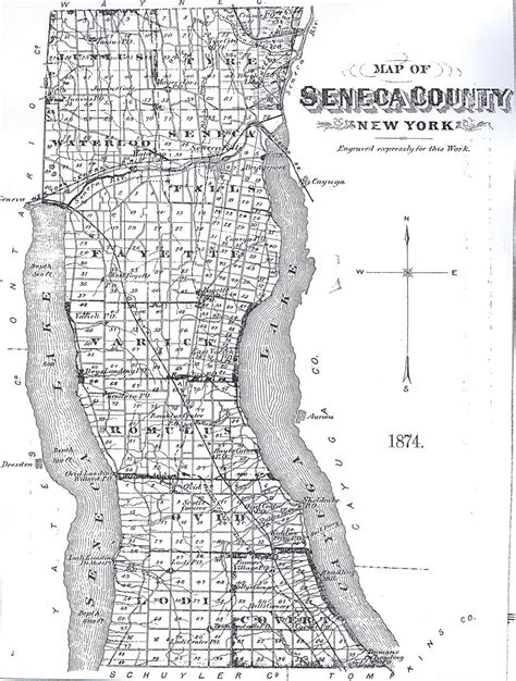 Maps Of Seneca County And Various Town Seneca County New York