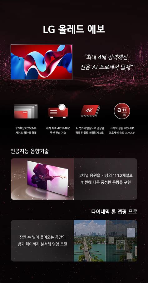 Ai 프로세서가 만드는 차원이 다른 시청경험 “lg Tv의 진화는 계속된다” Lg전자 뉴스룸