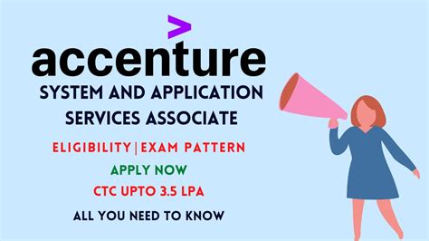 Accenture System And Application Services Associate All You Need To