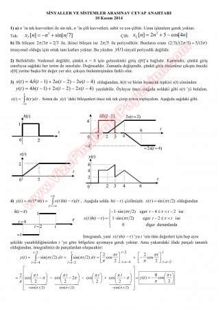 Sinyaller Ve Sistemler Vize Soruları Ve Çözümleri 2014 Sayfa 2