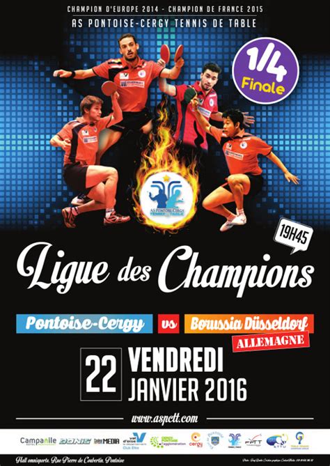 Ligue Des Champions Janvier De Finale Pontoise Cergy