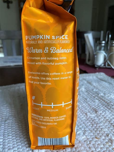 Barissimos Seasonal Blend Pumpkin Spice Ground Coffee Aldi Reviewer