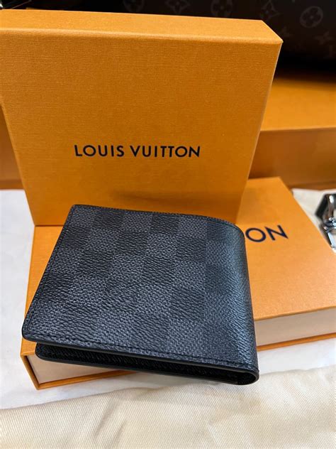 New Authentic Louis Vuitton Slender Wallet Damier Graphite Canvas Luxury Bags And Wallets On