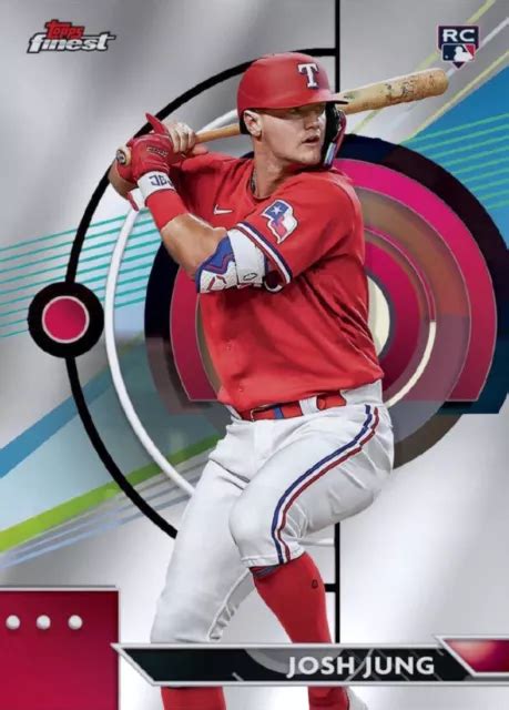 Carte NumÉrique ColorÉe 2023 Topps Finest Base Josh Jung Rookie Rc