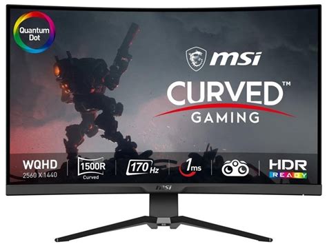 Msi Mag Cqrf Qd Wide Quad Hd Hz Monitor With Amd Freesync