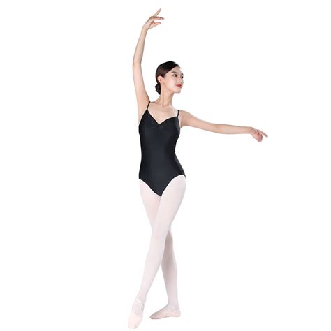 Black Camisole Leotard Ballet Training Dancewear Dansgirl