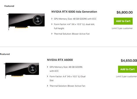 Nvidia Rtx Ada Workstation Graphics Card With Over K Cores