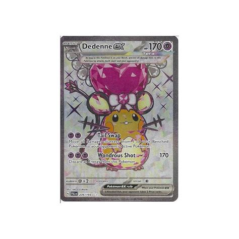 Pokemon Trading Card Game 239193 Dedenne Ex Ultra Rare Card Sv 02