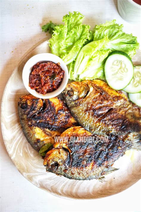 Resep Ikan Bawal Bakar Pedas Manis