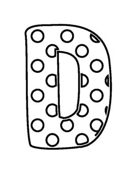 Coloring Pages Bubble Letters