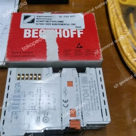 Jual Plc Beckhoff El Stepper Motor Terminal With Incremental