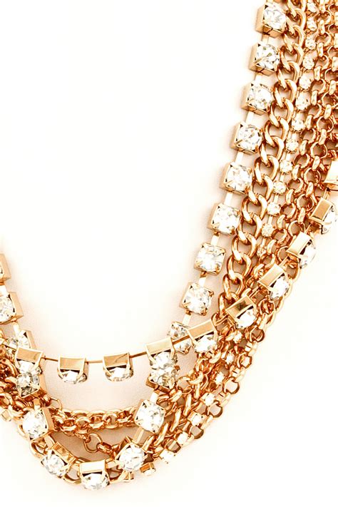 Multi Layered Chain Necklace Set - Necklaces