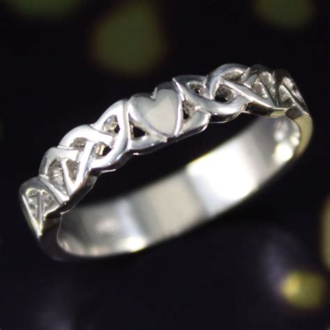 Authentic Irish Celtic Ring, Modern Claddagh Design. - Etsy | Celtic