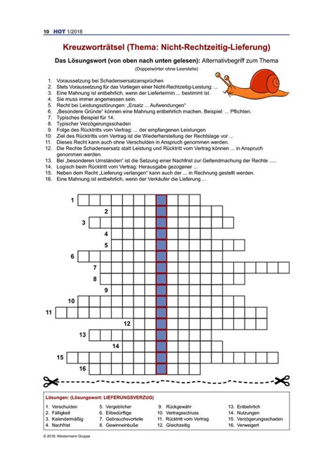 Nicht Rechtzeitig Lieferung Kreuzwortr Tsel Westermann