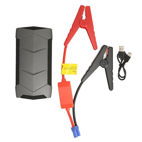 Car Battery Charger Jump Starter 600a Peak Current Ip66 Waterproof