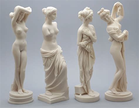 SET Goddess Aphrodite Venus Greek Roman Nude Erotic Statue Etsy